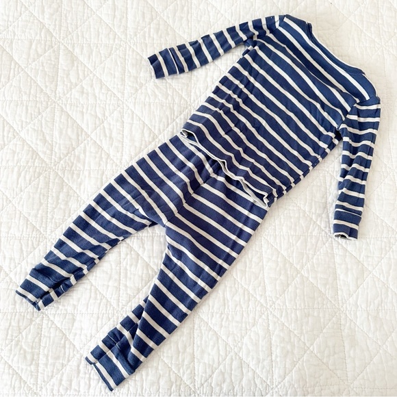 OLD NAVY Baby Pajama Set Blue White Stripes 18-24 Months - Picture 4 of 4